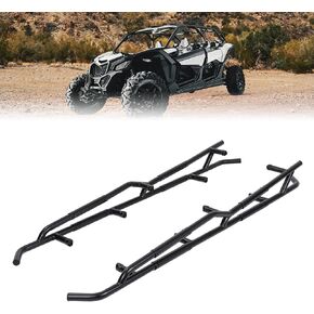 KEMIMOTO X3 Max Nerf Bars, Rock Sliders Compatible with Can Am Maverick X3 Max 2017-2024 All Models Heavy Duty Side Bumper Guard Tree Kicker Step Accessories Replace OEM#715003730, 715003888, 4-Seater