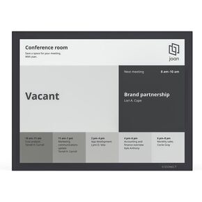 Joan 13 Gray: 13.3" E Ink Screen, Custom Calendars, Sustainable Design. Elevate Meetings and Enhance Your Workspace