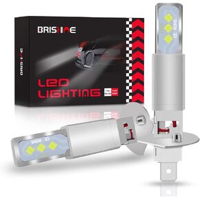 H1 LED Fog Light Bulbs 8000K Ice Blue, Extremely Bright 2525 Chips H1 LED Bulbs for Car Fog Lights, Daytime Running Lights DRL(Pack of 2)