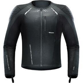Motorcycle Shirt Mesh Motorcycle Jacket Men with CE Level 2 Armor motorcycle protective gear for All Seasons