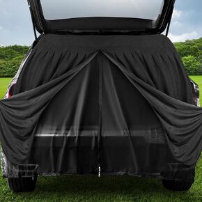 شبكات شاشة الحشرات المغناطيسية، شبكة ناموسية عالمية مزدوجة الطبقة لسيارات الدفع الرباعي الصغيرة ذات الباب الخلفي مع جزء خارجي من الجلد السويدي، مع إغلاق مغناطيسي لشبكة حشرات الباب الخلفي لسيارات الدفع الرباعي مع سحاب - 65 بوصة (ارتفاع) × 65 بوصة (عرض) in Kuwait