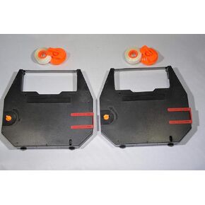 Compatible Typewriter Ribbon & Correction Spools for Royal Scriptor/Scriptor II Typewriters. The Package Includes 2 Black Typewriter Cassettes and 2 Lift Off Correction Spools