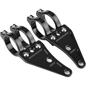Motorcycle Headlight Holder, 2 Pcs Motorcycle 38-41mm Fork Headlight Mount Bracket Clamps Head Lamp Holder