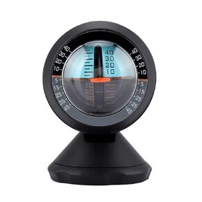 Car Clinometer, Car Meter Premium Plastic Materia High Degree of Sensitivity 360 Degree Type Rotating Function for Car for Motorcycle