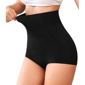 OLIKEME Shapewear Tummy Control Underwear Super High Waisted Butt Lifter Panties Wide Girdle Body Shaper Briefs for Women
