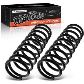 A-Premium 2PCS Front Suspension Coil Spring Set Compatible with Jeep Grand Cherokee 1999 2000 2001 2002 2003 2004, Replace# 52088262KE, 52088263KF
