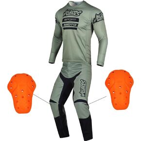MX Motocross Jersey Pants Combo Dirt Bike Riding Protective Moto Gear Set Adult