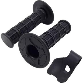 7/8" Motorcycle Hand Grips Compatible with 50cc 70cc 110cc 125cc Pit Dirt Bike, Arctic Cat 400 ATV 4 Wheeler Quad and Motorcycle Throttle Assist