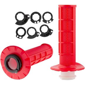 Motorcycle Grips 7/8" 22mm Hand Grip W/The Snap-on Cam Lock-on Grips Dirt Bike Handlebar for 125-500 SX SXF EXC EXCF XC XCF