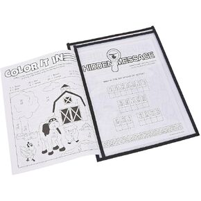 Black Side Loading Dry Erase - 12 Pieces - Educational and Learning Activities for Kids