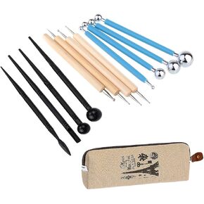 12 قطعة من أدوات الكرة للحرف الورقية وأدوات طين البوليمر ومجموعة النحت فن الرسم على الصخور ماندالا in Kuwait