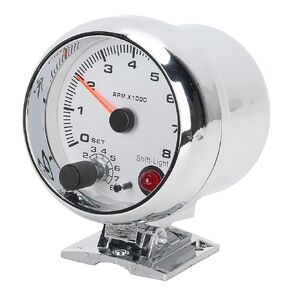 Tachometers Electrical Tachometer 3.75In 0‑8000 Rpm 7 Color Background Lights for 4/6/8 Cylinder 12V Gasoline Powered Vehicles Tachometer Tachometer with Shift