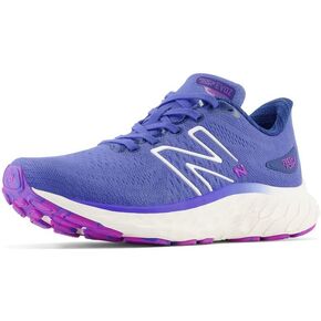 New Balance Women's Fresh Foam X EVOZ V3 Running Shoe, Marine Blue/Night Sky/Cosmic Rose, 8.5