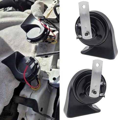 Car Horn Universal 12V 10 Sound Waterproof Auto Horn Electric Snail Horn for Vehicles/Motorcycles with Ten Tone Control Box in Saudi Arabia