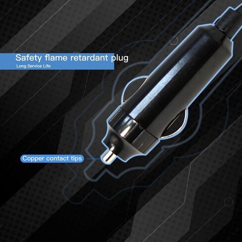 200W Car Power Inverter, Car Charger Adapter 12v to 110v Converter, Car Inverter with 3.0A Dual USB and Type-C, Car Outlet Adapter for Laptop, Black in Kuwait