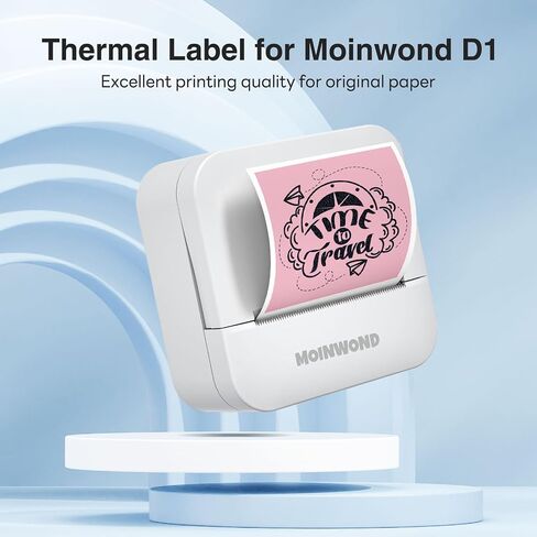 Thermal Paper Non-Adhesive Sticker Paper for Mini Thermal Pocket Printer, Black on White 57 x 25mm, 3-Rolls for Notes Texts Journal Photo and Notebuddy in Saudi Arabia