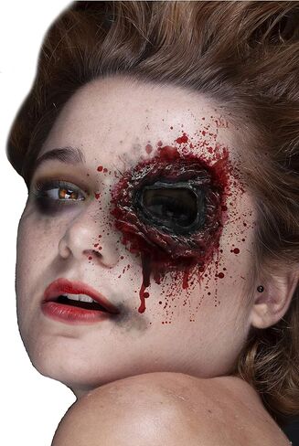 جهاز Zombie Eye Gash Halloween اللاتكس الاصطناعي. in Kuwait