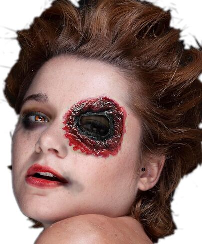 جهاز Zombie Eye Gash Halloween اللاتكس الاصطناعي. in Kuwait