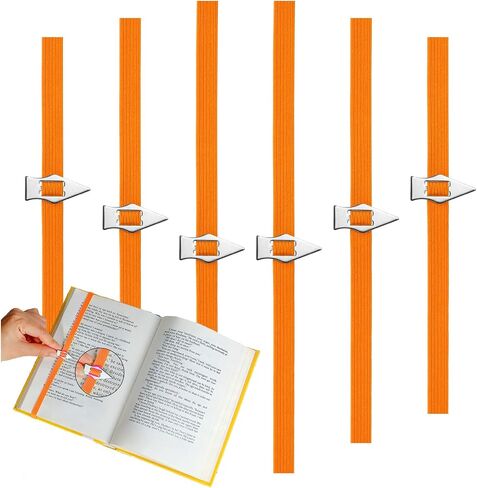 إشارة مرجعية مرنة، 6 عبوات من علامات الكتاب مع مؤشر مثالي لقراءة الكتب - وضع علامة على المكان الأخير، إشارات مرجعية مخططة لقراءة النساء والرجال والأطفال ومحبي الكتب (أحمر) in Kuwait