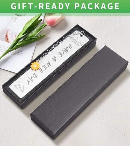 إشارة مرجعية معدنية، مسطرة من الفولاذ المقاوم للصدأ مع تدرجات بوصة ومتري، صانع صفحات فريد من نوعه لملحقات الكتب لمحبي القراءة، هدية ملهمة للنساء والرجال in Kuwait