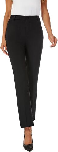 Women's Straight Leg Dress Work Ankle Pants Business Office Casual Slacks with Pockets in Saudi Arabia