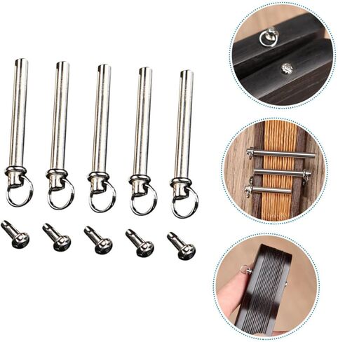 5 مجموعات من عمود المروحة القابلة للطي، مروحة قابلة للطي من الورق، عمود صلب، طقم إصلاح المروحة المحمولة باليد، طقم إصلاح برشام وجوز اليد، طقم إصلاح برشام كرنك اليد in Kuwait