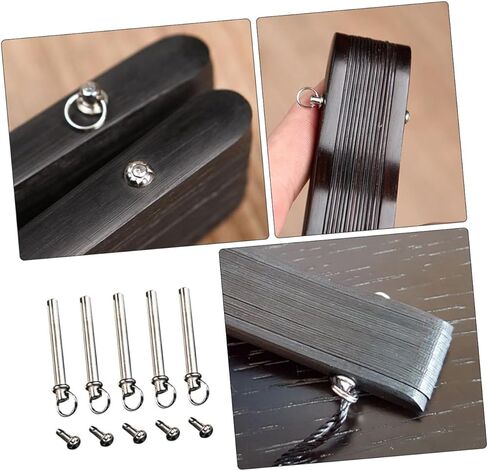 5 مجموعات من عمود المروحة القابلة للطي، مروحة قابلة للطي من الورق، عمود صلب، طقم إصلاح المروحة المحمولة باليد، طقم إصلاح برشام وجوز اليد، طقم إصلاح برشام كرنك اليد in Kuwait