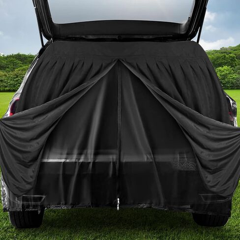 شبكات شاشة الحشرات المغناطيسية، شبكة ناموسية عالمية مزدوجة الطبقة لسيارات الدفع الرباعي الصغيرة ذات الباب الخلفي مع جزء خارجي من الجلد السويدي، مع إغلاق مغناطيسي لشبكة حشرات الباب الخلفي لسيارات الدفع الرباعي مع سحاب - 65 بوصة (ارتفاع) × 65 بوصة (عرض) in Kuwait