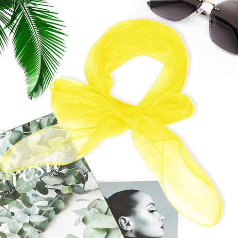 12pcs Square Juggling Silk Dance Scarves Magic Tricks Performance Props Accessories Movement Scarves Rhythm Band Scarf 24 by 24 Inches 6 Colors in Kuwait