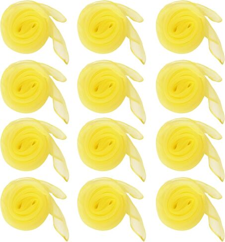 12pcs Square Juggling Silk Dance Scarves Magic Tricks Performance Props Accessories Movement Scarves Rhythm Band Scarf 24 by 24 Inches 6 Colors in Kuwait