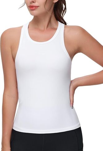 THE GYM PEOPLE Women's Racerback Workout Tank Tops Slim Fit Soft Sleeveless Yoga Shirts in Saudi Arabia