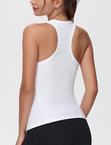 THE GYM PEOPLE Women's Racerback Workout Tank Tops Slim Fit Soft Sleeveless Yoga Shirts in Saudi Arabia