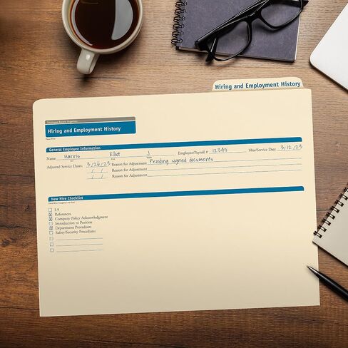 Hiring/Employment Folder | 11.75" x 9.5" | HR and Employee Management | 25-Pack in Kuwait
