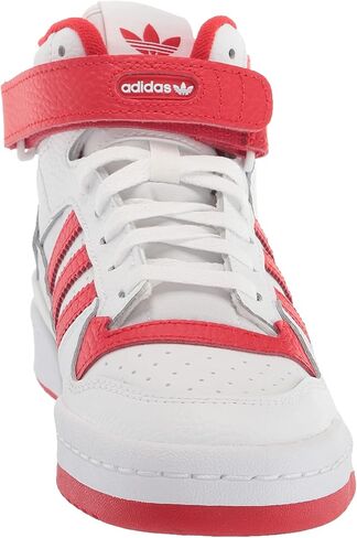 حذاء رياضي Adidas Originals Forum Mid، أبيض سحابي/أسود/أصفر داكن، 5 US للجنسين للأطفال الكبار in Kuwait