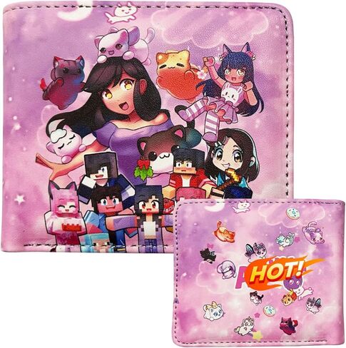 Bi-fold Unisex Wallet PU Leather Coin Card Holder Novelty Cartoon,-4 in Saudi Arabia