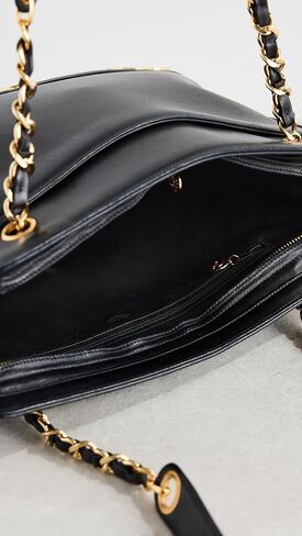 Chanel Women's Pre-Loved Black Lambskin 3 CC Tote in Saudi Arabia