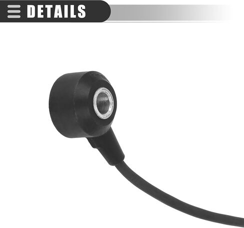 Motoforti Knock Sensor, Detonation Sensor, for BMW 525i 2006-2007, Plastic, Metal, 7566785-02, Black in Saudi Arabia