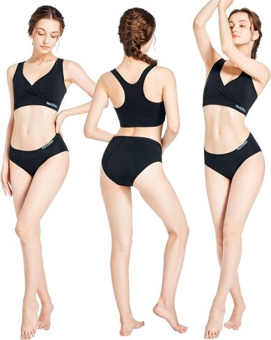 Period Underwear Heavy Flow High Waist Menstrual Panties Soft Leak Proof Absorbent Underwear in Kuwait