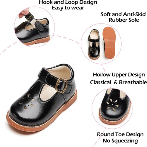 Toddler Girl Mary Jane Dress Oxford Shoes-Little Girl School Uniform Shoes for Wedding Party in Saudi Arabia