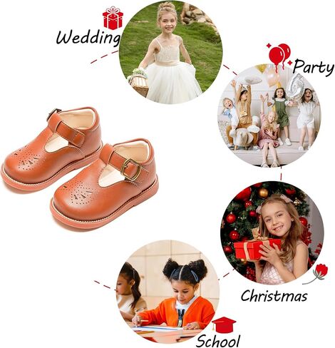 Toddler Girl Mary Jane Dress Oxford Shoes-Little Girl School Uniform Shoes for Wedding Party in Saudi Arabia