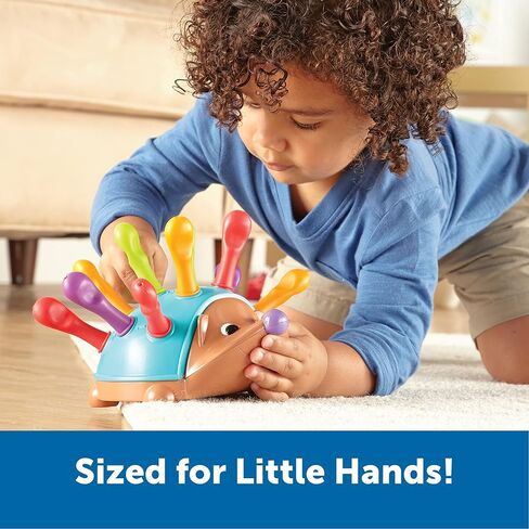 Learning Resources Spike The Fine Motor Hedgehog - Toddler Montessori Toys, Stacking Shape, Gifts For Boys And Girls, Sorting And Matching Skill Activities, Educational Games, Kindergarten in Saudi Arabia