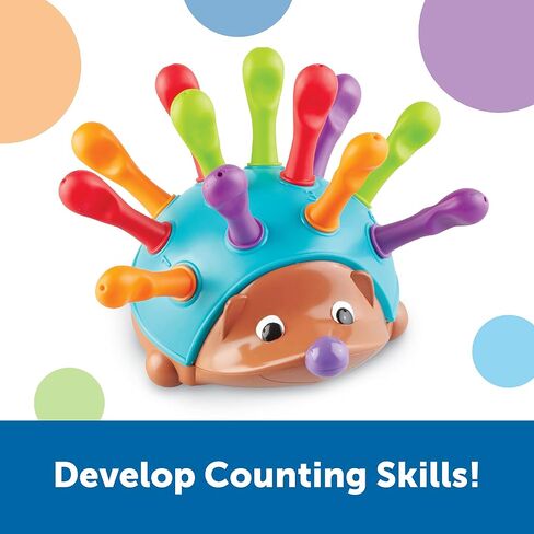 Learning Resources Spike The Fine Motor Hedgehog - Toddler Montessori Toys, Stacking Shape, Gifts For Boys And Girls, Sorting And Matching Skill Activities, Educational Games, Kindergarten in Saudi Arabia