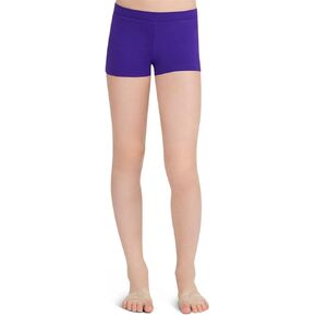 Capezio Boys Cut Low Rise Short-Girls Purple