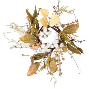 Primitives by Kathy Cotton and Leaves Candle Ring Home Accents, 16-Inch