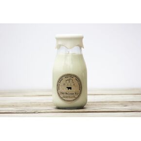 Balsam Fir Milk Bottle Candle, 12.5 Ounce
