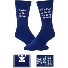 Zmart Funny Socks Groom Gifts from Bride Groom Socks Wedding Socks for Men Wedding Gifts Hubby Gifts