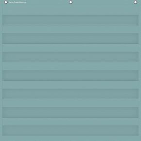 Teacher Created Resources Calming Blue 7 Pocket Chart (28" x 28") (TCR20101)