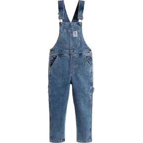 KIDSCOOL SPACE Kids Denim Overalls,Little Big Kids High Stretchy Jean Dungarees Pants