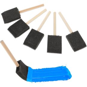 5 Pcs Paint Brushes Foam 2 Inch Foam Brush Sponge Paint Brushes for Painting Wood Handle Foam Brushes for Staining, Varnishes, and DIY Craft Projects in Saudi Arabia