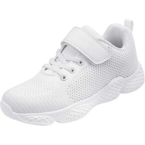 Sneakers for Girls and Boys, Kids Running Tennis Shoes, Gym Trail Track Athletic Walking Shoe